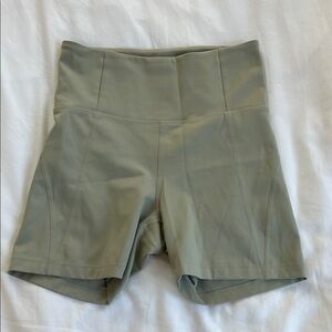 Girlfriend Collective Sage Green Bike Shorts